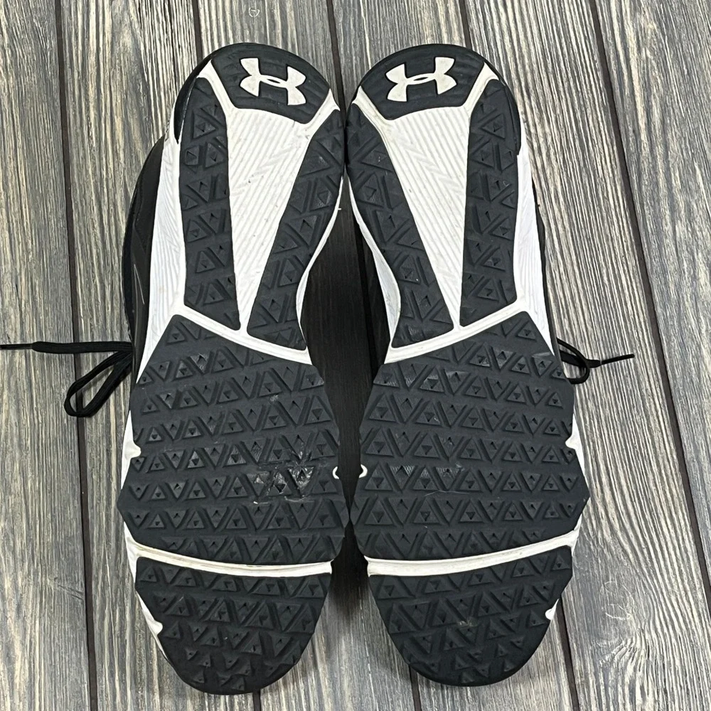 Under Armour Deception Men 12 Black Training Shoes Baseball Turf Coach Umpire